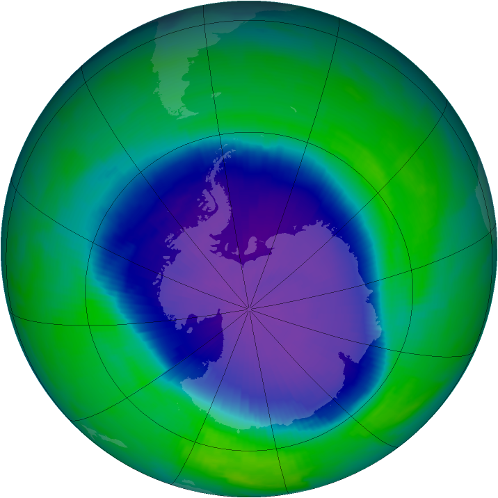 Ozone Map 1997-10-29